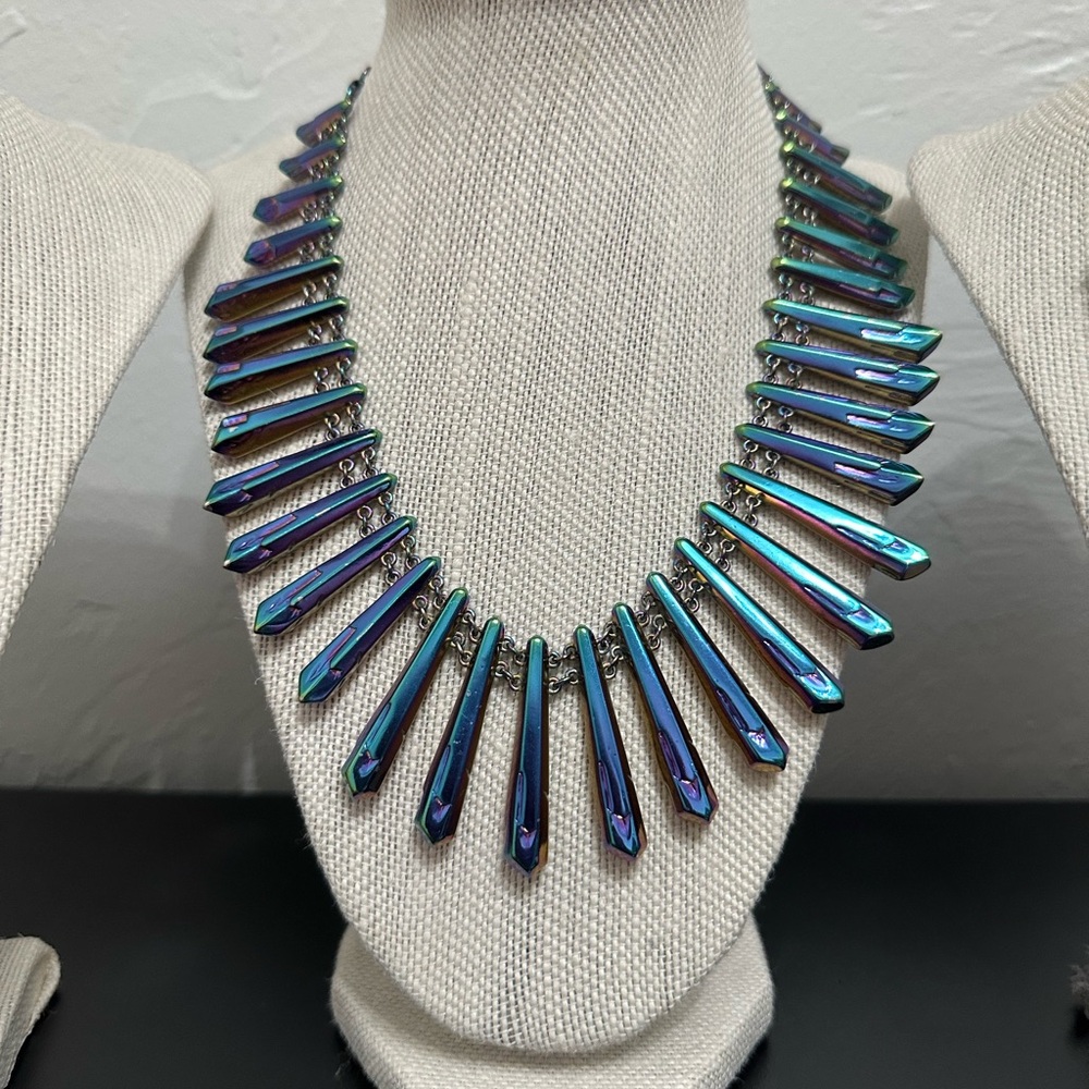 Kendra Scott Gunmetal Iridescent Jill